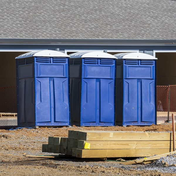 how do you ensure the porta potties are secure and safe from vandalism during an event in Bolckow